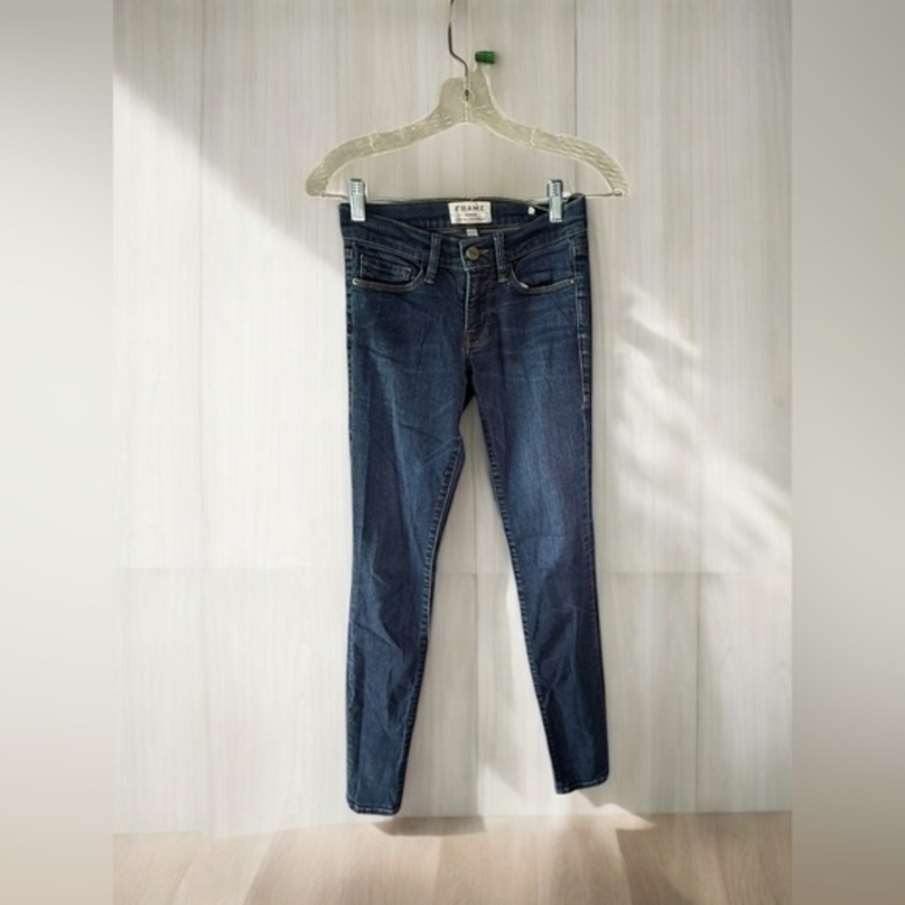 Jeans FRAME Denim Marshall Skinny Jeans Dark Wash Size 0